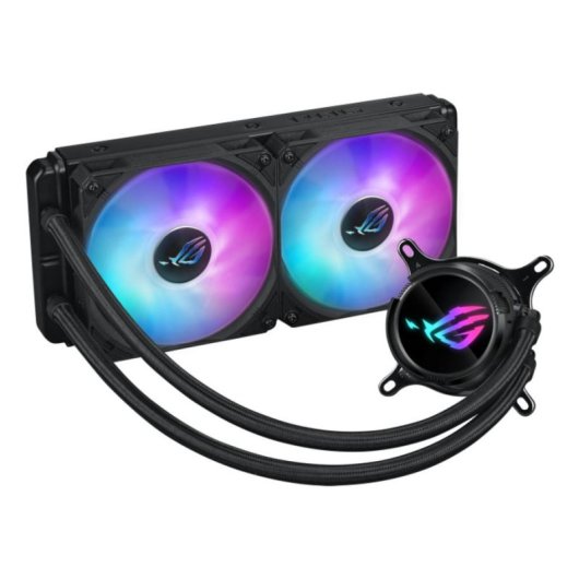 Refrigeração Líquida ASUS ROG Strix LC III 240mm 2 Ventoinhas ARGB LCD