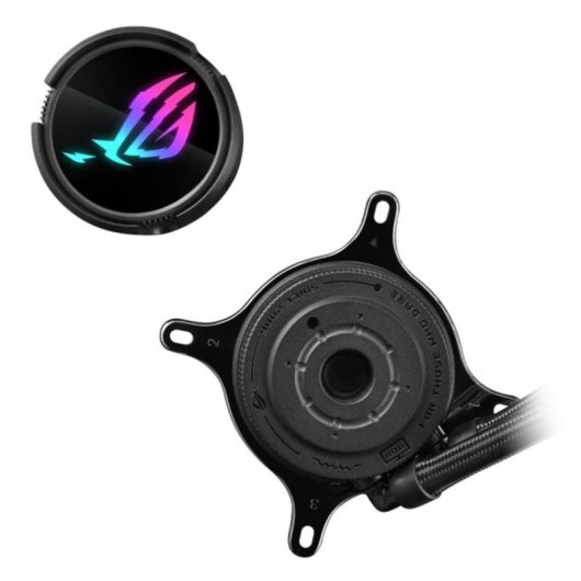 Refrigeração Líquida ASUS ROG Strix LC III 240mm 2 Ventoinhas ARGB LCD