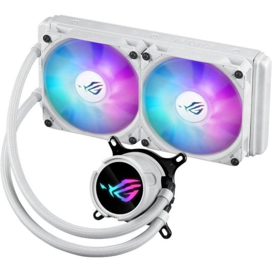Refrigeração Líquida ASUS ROG Strix LC III 240mm 2 Ventoinhas ARGB Branco