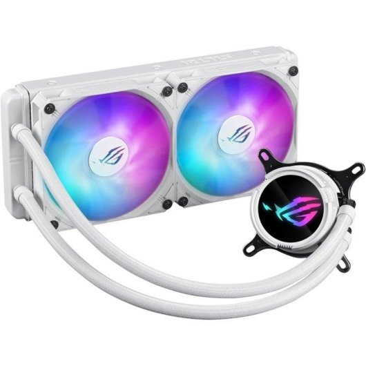 Refrigeração Líquida ASUS ROG Strix LC III 240mm 2 Ventoinhas ARGB Branco