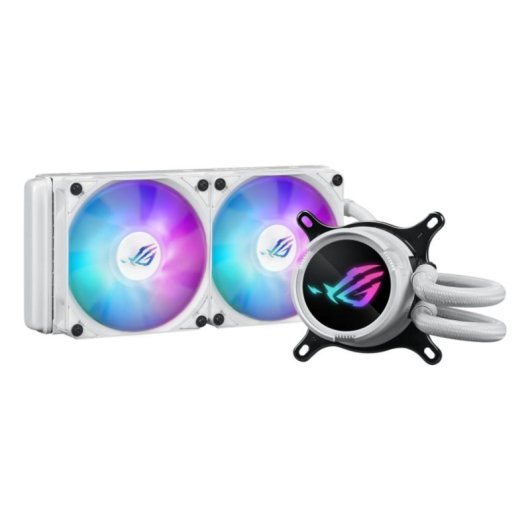 Refrigeração Líquida ASUS ROG Strix LC III 240mm 2 Ventoinhas ARGB Branco