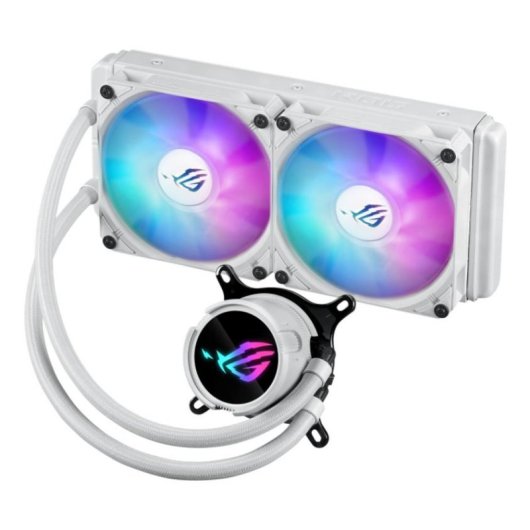 Refrigeração Líquida ASUS ROG Strix LC III 240mm 2 Ventoinhas ARGB Branco
