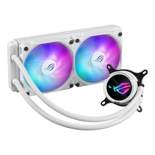 Refrigeração Líquida ASUS ROG Strix LC III 240mm 2 Ventoinhas ARGB Branco
