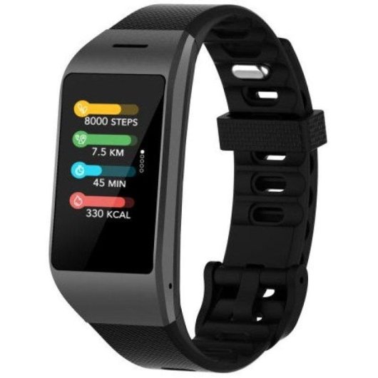 MyKronoz ZeNeo Bluetooth 24mm IPS Preto Resistente à Água IP56 Pulsómetro Monitor de Sono