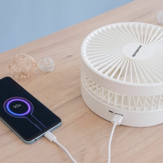 Innovagoods Fandle Ventilador Recargable Plegable 3 en 1 7200mAh