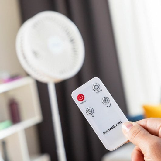 Innovagoods Fandle Ventilador Recargable Plegable 3 en 1 7200mAh