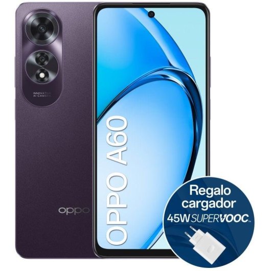 OPPO A60 4G 8GB 256GB 6,67" Púrpura Cámara dual
