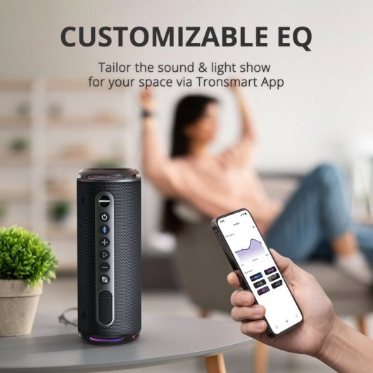 Haut-parleur sans fil extérieur portable Tronsmart T7 Lite noir