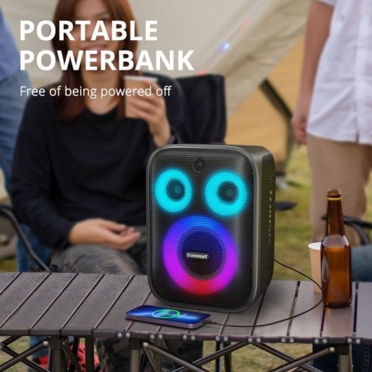 Tronsmart Halo 200 Altifalante Sem Fios Portátil para Festa e Karaoke Preto