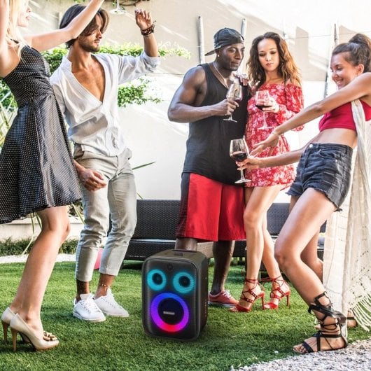 Tronsmart Halo 200 Altifalante Sem Fios Portátil para Festa e Karaoke Preto