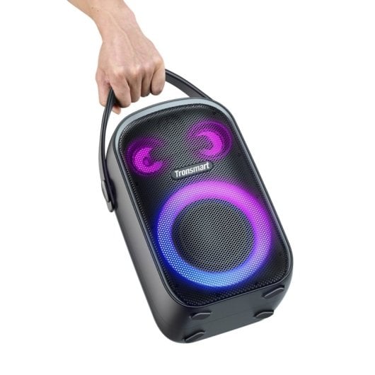 Tronsmart Halo 100 Haut-parleur portable sans fil pour karaoké Noir