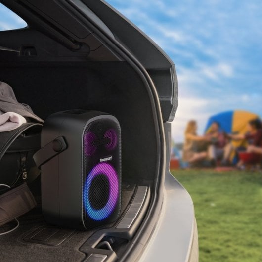 Tronsmart Halo 100 Haut-parleur portable sans fil pour karaoké Noir