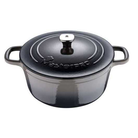 Masterpro Unique MP Cacerola con Tapa 27cm 5.67L Gris/Blanca ...