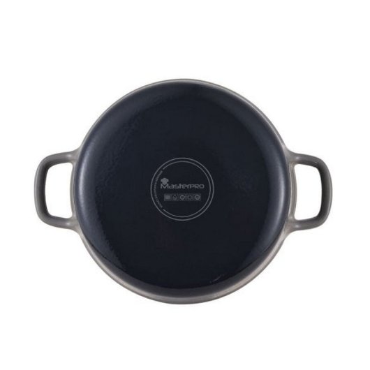 Masterpro Unique MP Cacerola con Tapa 27cm 5.67L Gris/Blanca ...