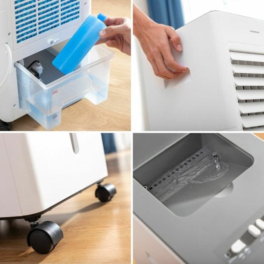 Innovagoods Airvecove Climatizador Evaporativo Portátil Multifunción 5L 65W