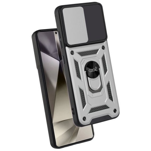 COOL Carcasa Hard Ring Plata para Samsung S928 Galaxy S24 Ultra