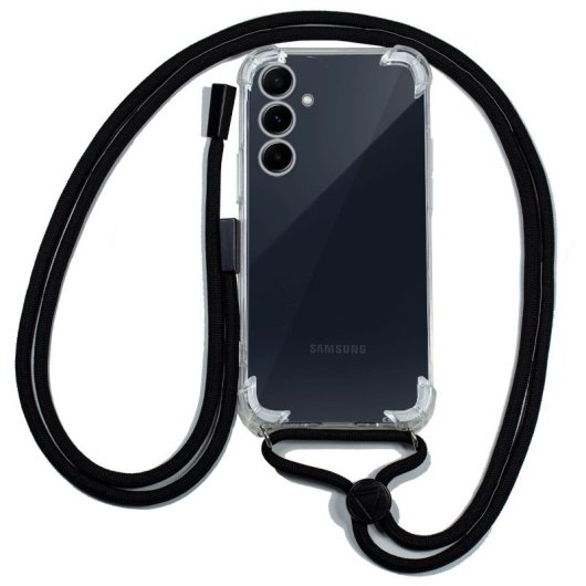 COOL Carcasa Cordón Negro para Samsung A556 Galaxy A55 5G