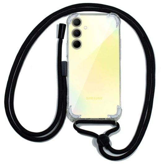 COOL Schwarz Lanyard Case für Samsung A356 Galaxy A35 5G