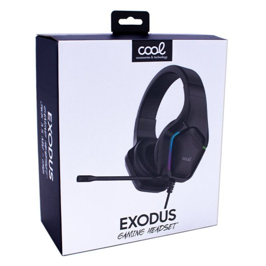 COOL Exodus Stereo-Gaming-Headset LED RGB PC / PS4 / PS5 / Xbox + Audioadapter