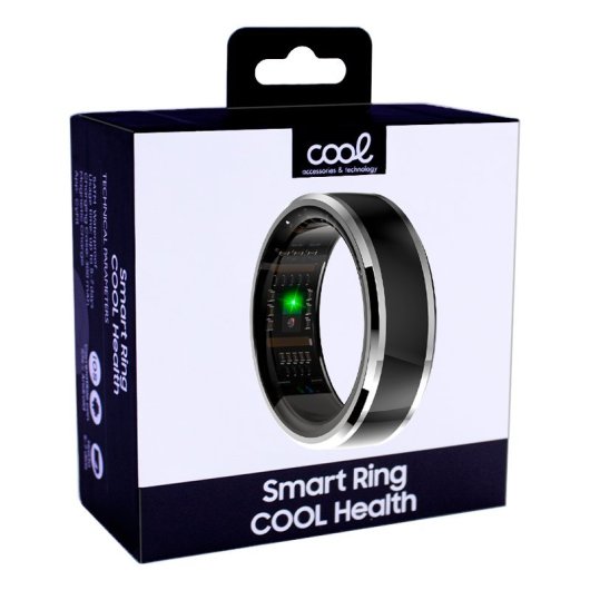 COOL Smart Ring Health + Base Powerbank (Salud, Deporte, Sueño) Talla 20mm