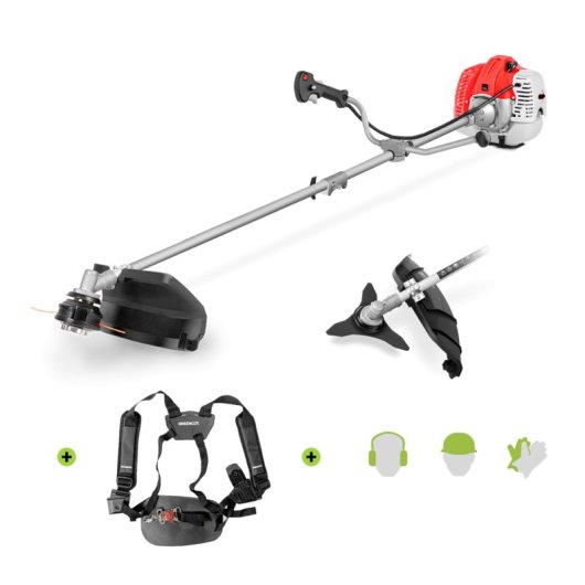 Greencut GGT650X-2 Desbrozadora a Gasolina 2 Tiempos 65CC 4.9CV 2 Accesorios