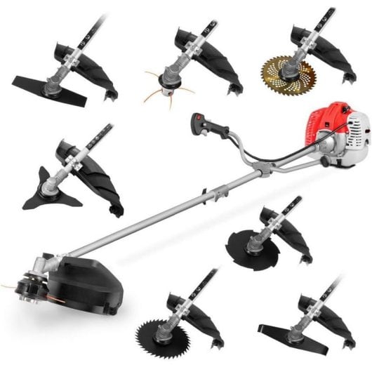 Greencut GGT650X-8 Desbrozadora a Gasolina 65CC 4.9CV Motor 2 Tiempos 8 Accesorios