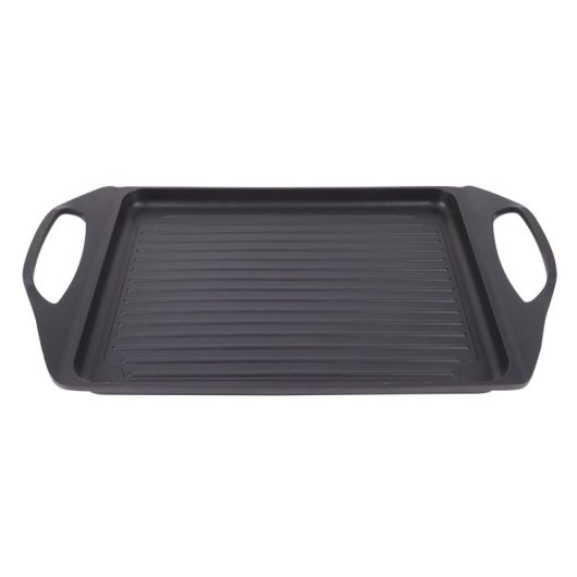 Plancha De Cocina San Ignacio Agros Aluminio Fundido 45 X 27 Cm Negro