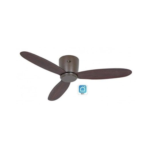 Deckenventilator CasaFan 313282w Eco Plano II 132cm Nussbaum Wi-Fi DC Motor