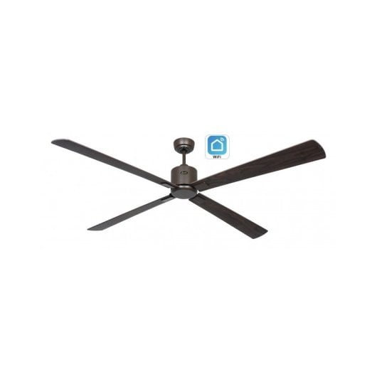 Casafan Eco Neo III 180cm 949415W WLAN Deckenventilator Walnuss/Walnuss und Kirsche