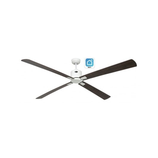 Casafan Eco Neo III 180cm 943415W WLAN Deckenventilator Walnuss/Walnuss und Kirsche