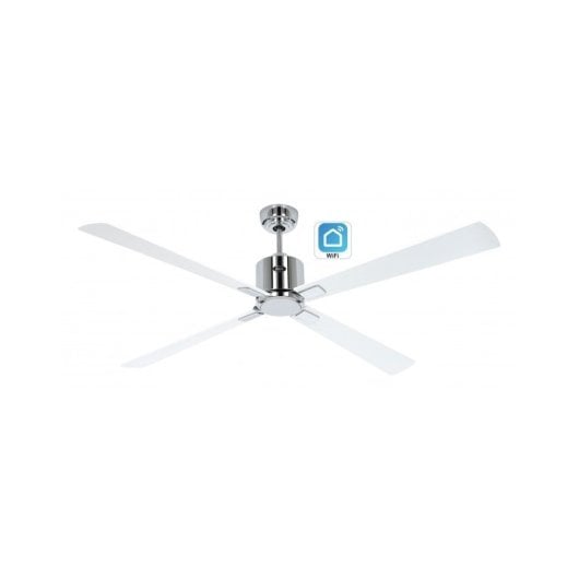 Deckenventilator mit WLAN Casafan Eco Neo Iii 152 cm 948333 W Weiß / Weiß und Hellgrau