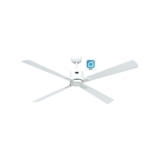 Ventilador de Teto CasaFan Eco Neo III 152cm WiFi Branco/Branco e Cinzento Claro