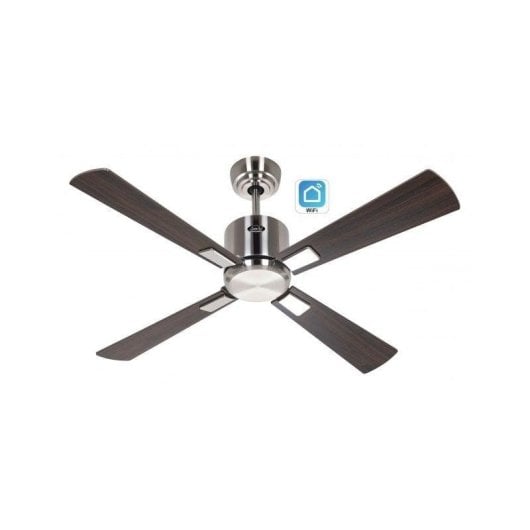 Deckenventilator CasaFan 942111w Eco Neo III 103cm Chrom Cerezo Nussbaum WiFi