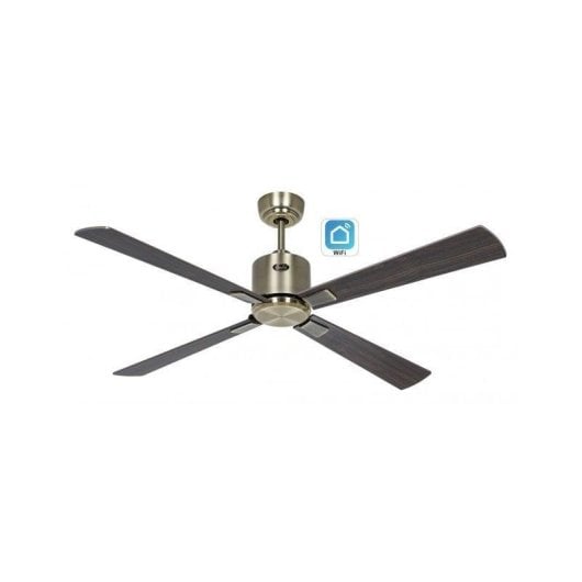 Ventilador de Teto CasaFan Eco Neo III 132cm WiFi Latão Antigo Cerezo Nogueira