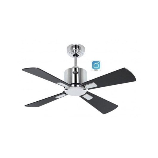 Ventilatore da soffitto CasaFan 948001w Eco Neo III 92cm Nero Teca WiFi