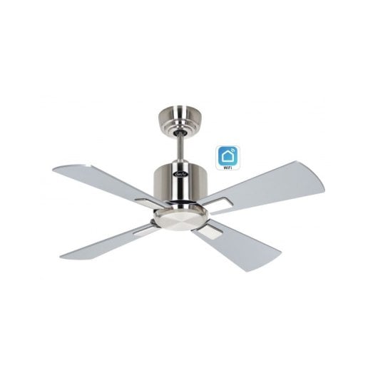 Casafan 942041w Eco Neo III 92cm Deckenventilator in Silber und Wengue mit WLAN