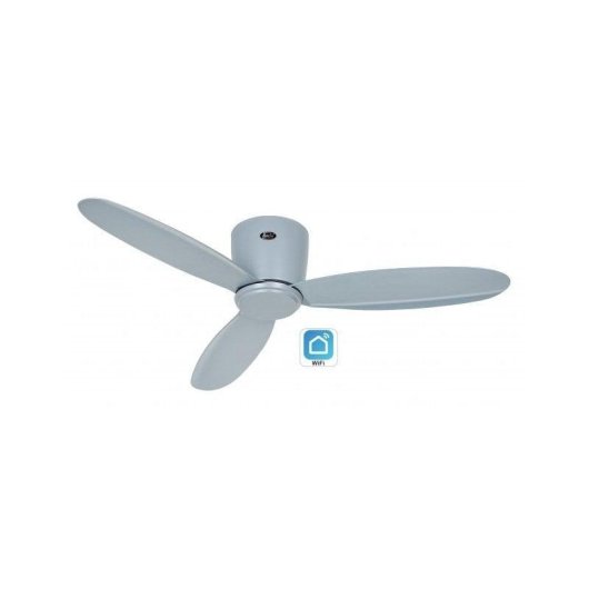 Ventilador de Teto CasaFan Eco Plano II 132cm Cinzento Wi-Fi DC