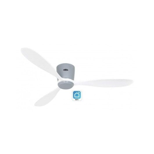 Ventilador de Teto CasaFan 313277w Eco Plano Wood LG-WE WiFi Madeira Branca