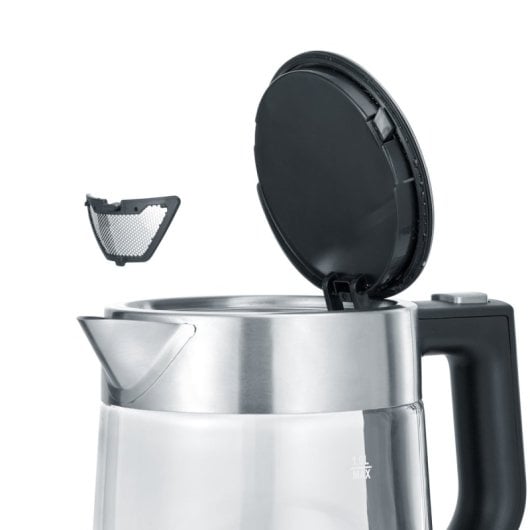 Bouilloire Severin Wk 3468 1 L en acier inoxydable/verre 2 200 W.