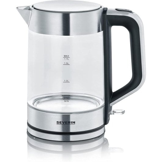 Severin WK 3420 Hervidor de Agua 1.7 L 2200W Cristal/Acero Inox