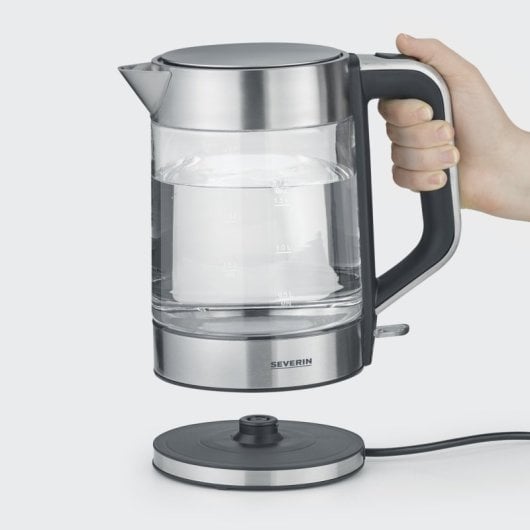 Severin WK 3420 Hervidor de Agua 1.7 L 2200W Cristal/Acero Inox