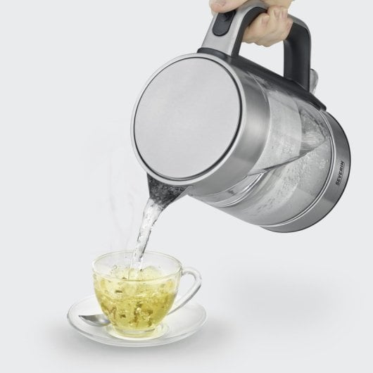 Severin WK 3420 Hervidor de Agua 1.7 L 2200W Cristal/Acero Inox
