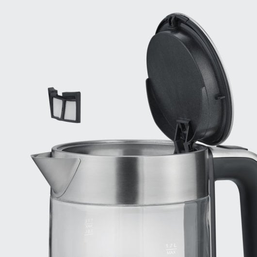 Severin WK 3420 Hervidor de Agua 1.7 L 2200W Cristal/Acero Inox