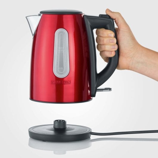 Bouilloire Severin Wk 3417 1 L. Rouge 2 200 W