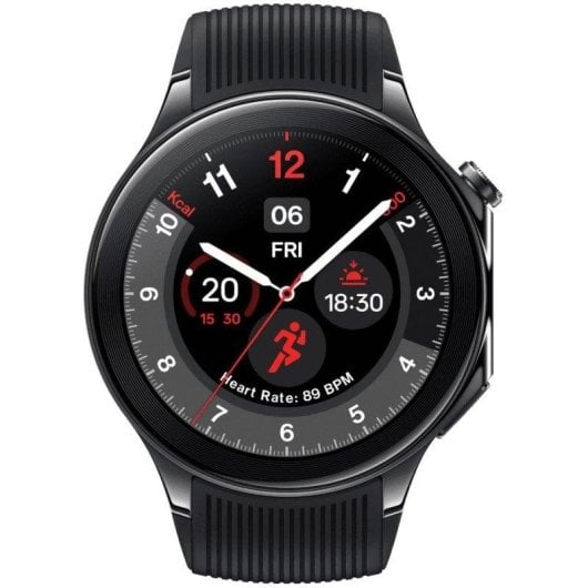 OnePlus Watch 2 Bluetooth GPS NFC 47mm AMOLED Preto Tamanho Único 5ATM+IP68 SpO2