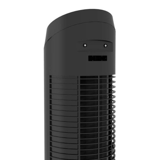Homcom Ventilador de Torre 45W con 3 Velocidades Oscilación 70° 27x75cm Negro
