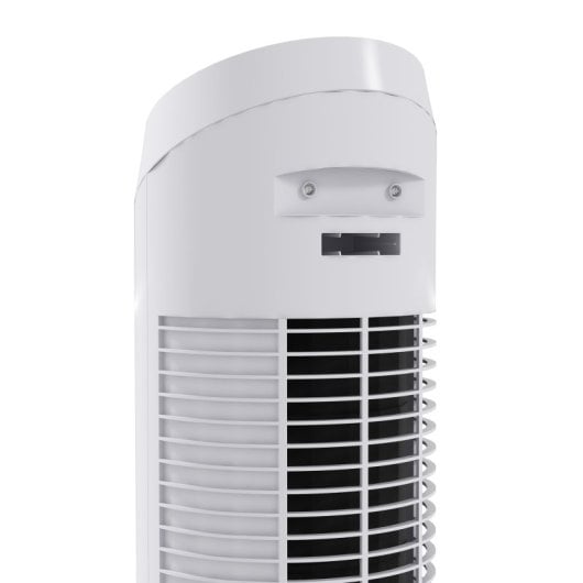 Homcom Ventilador de Torre 45W con 3 Velocidades Oscilación 70° Ø27x75cm Blanco