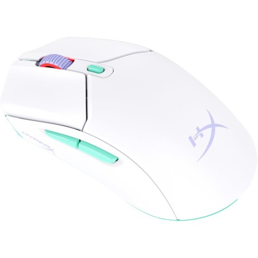HP HyperX Pulsefire Haste 2 Core Wls - Gaming Mouse (Wht/Grn/Pur) souris
