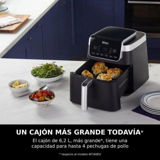 Friteuse sans Huile Ninja AF180EU 6.2L 2000W avec 6 Programmes et Livre de Recettes