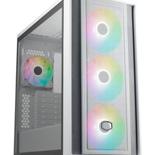 Cooler Master MasterBox 600 RGB Full Tower Cristal Templado USB-C Blanca